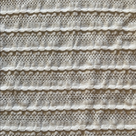 Bailey 44 White Crew Neck Smocked Short Sleeve Stretchy Tee Size: Small (S) - Picture 7 of 15